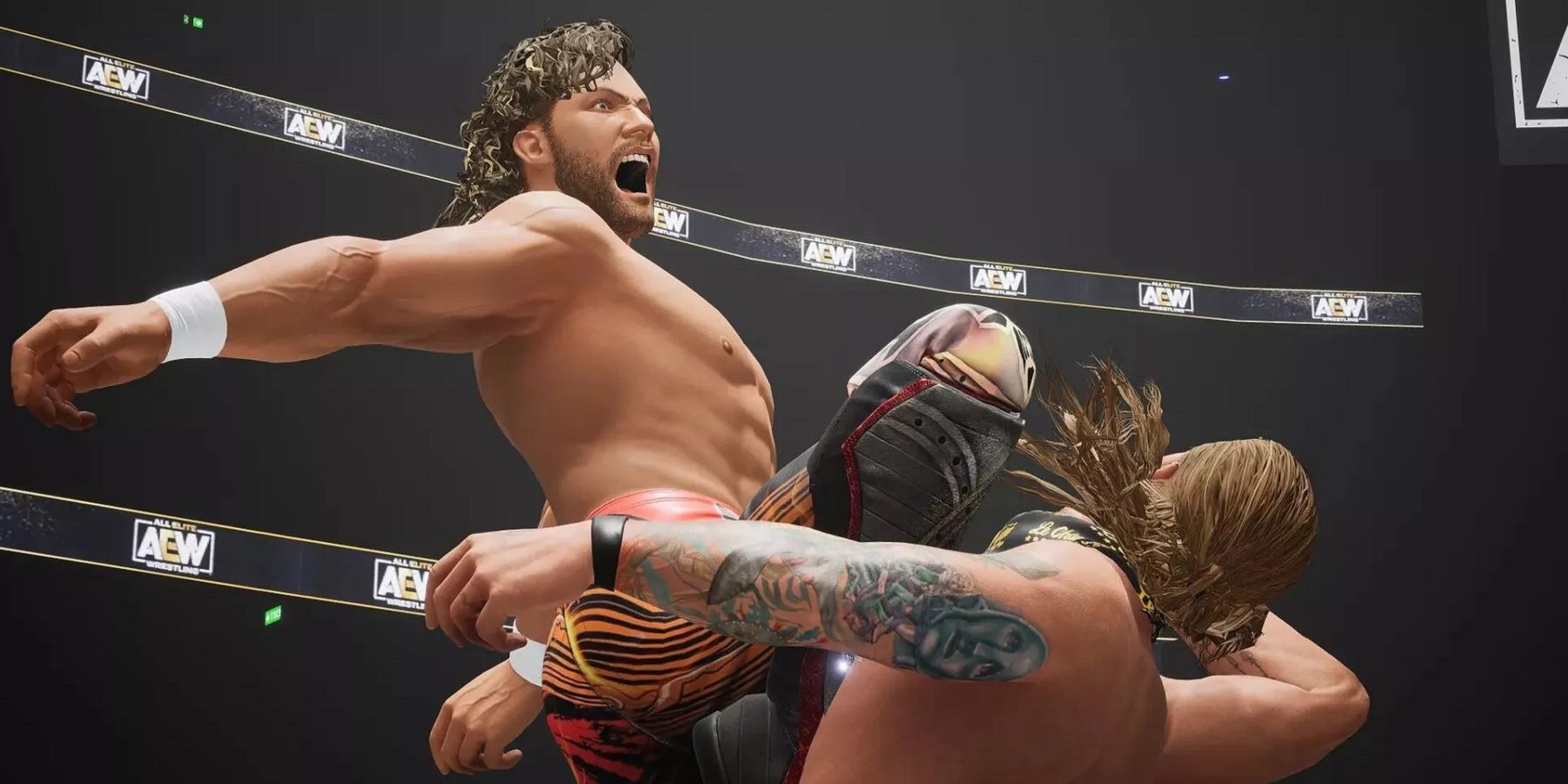 aew fight forever kenny omega knee chris jericho