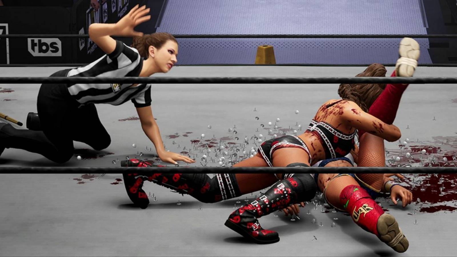 britt baker vs hikaru shida lights out match