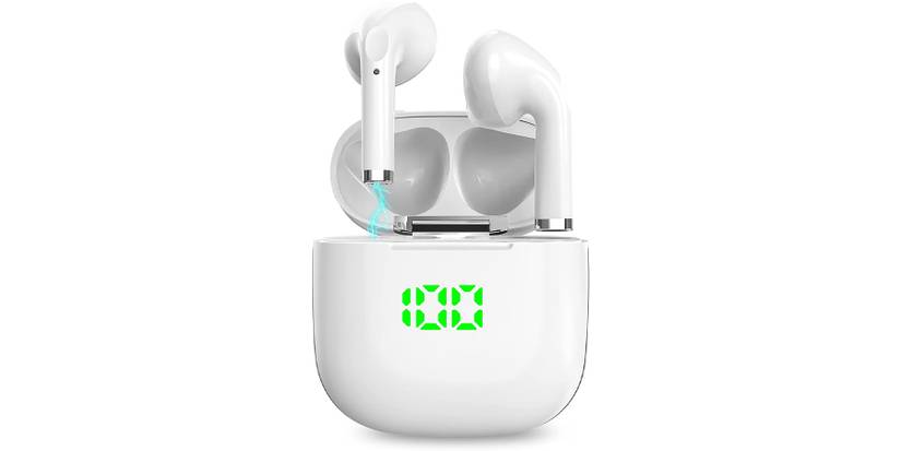 AMAFACE White Bluetooth Earbuds