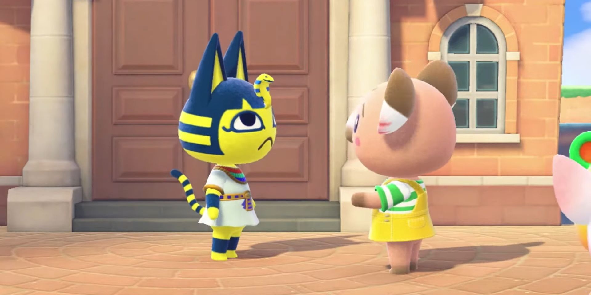 a screenshot featuring Ankha from Animal Crossing: New Horizons