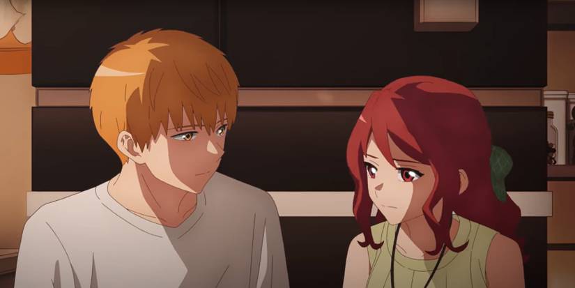 Romantic Killer Anzu and Tsukasa talking