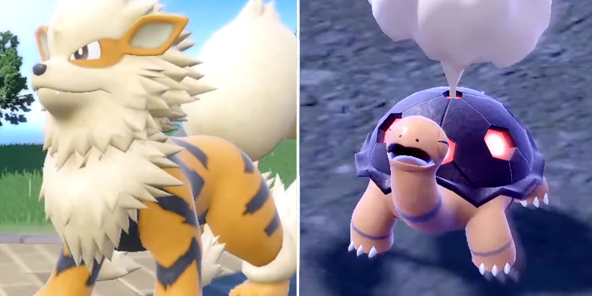 Arcanine and Torkoal found in East Province Mine in Pokemon Scarlet & Violet