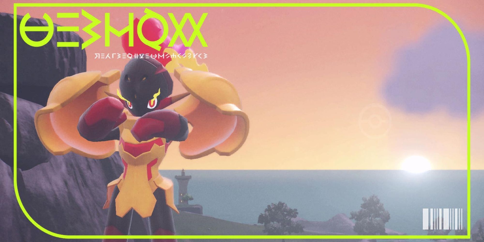 A capa da Pokedex para Armarouge em Pokémon Scarlet e Violet