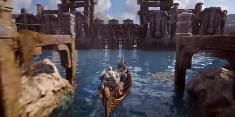 arriving to the second gate in god of war ragnarok