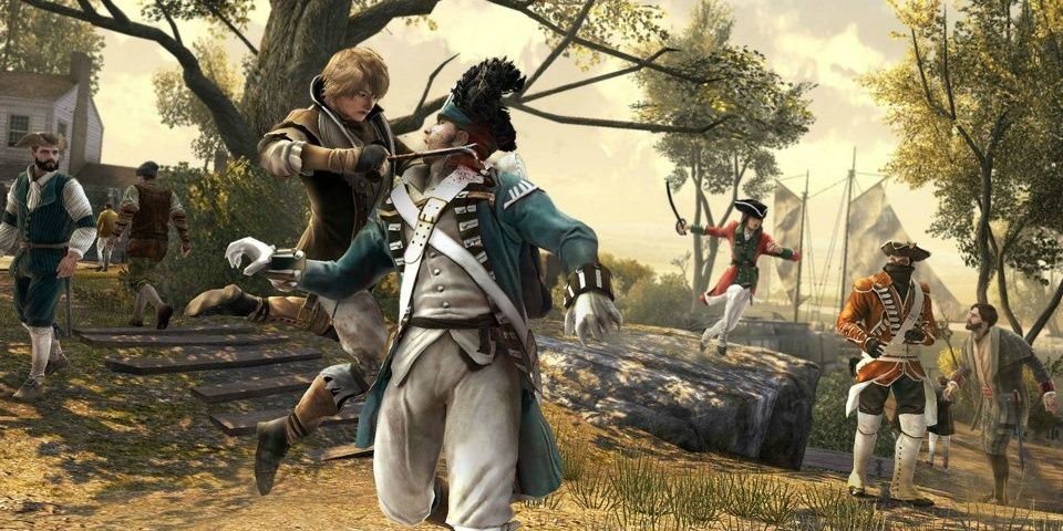 assassins creed 3 player jumping on another player 