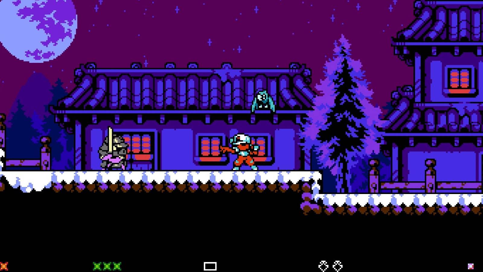 x plus side-scroller platformer sonzai games