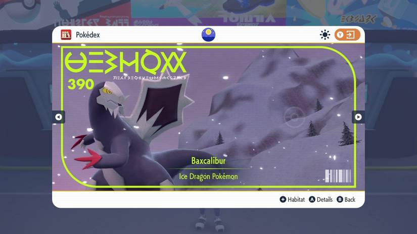 Baxcalibur Pokedex-1