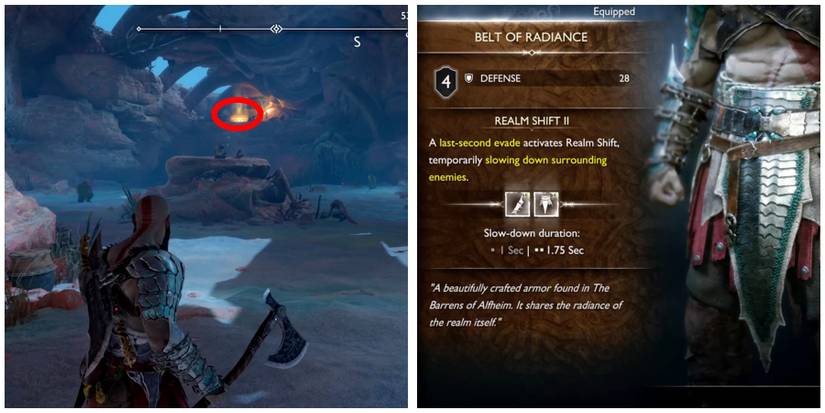 belt of radiance in god of war ragnarok