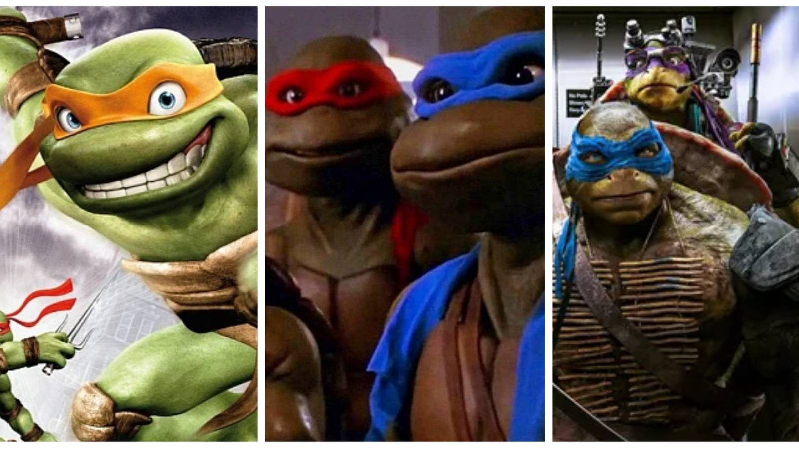 TMNT 2007, teenage mutant ninja turtles 1990 and 2014