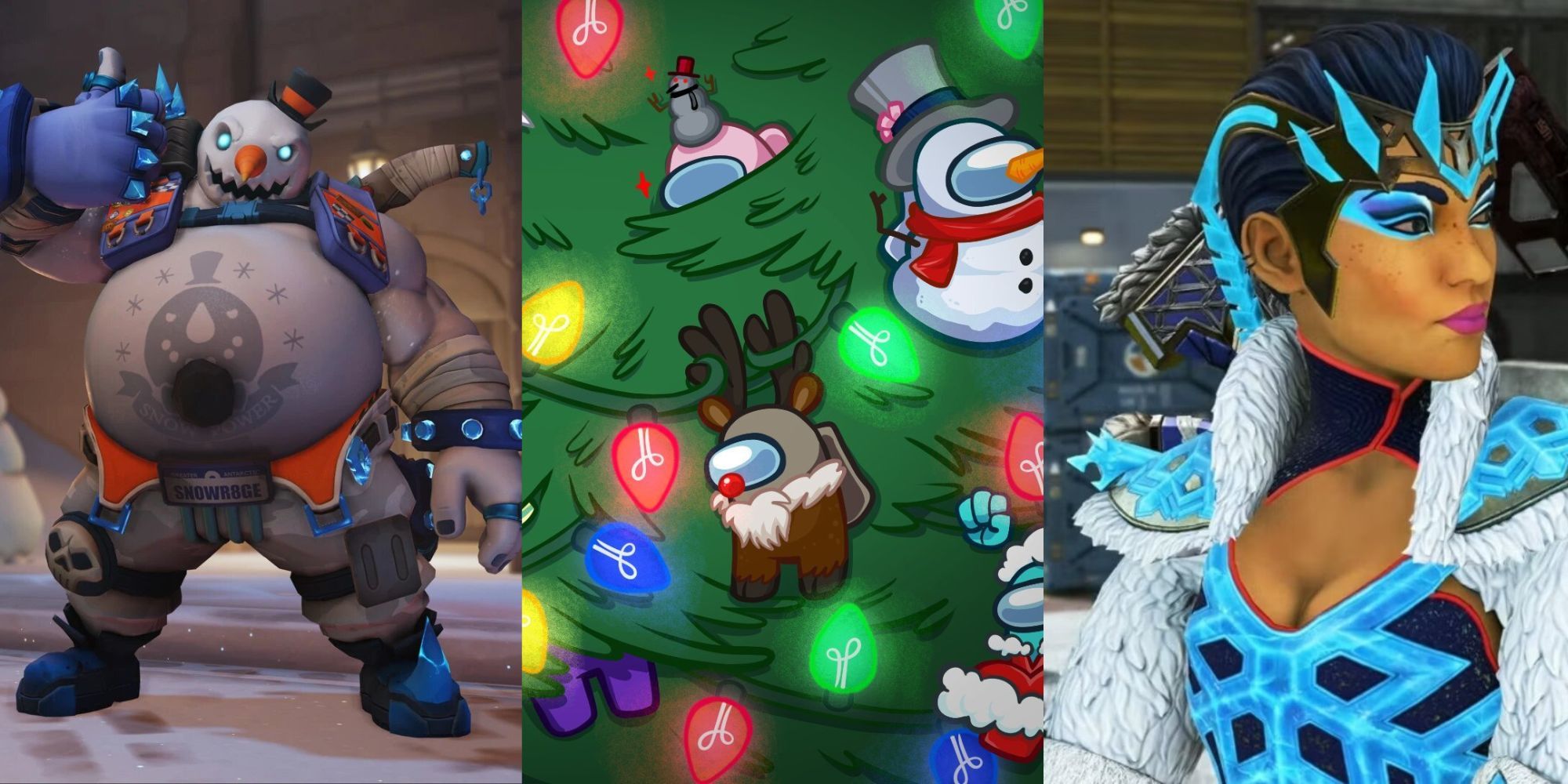 Christmas Event Snapshots from Overwatch, Among Us, and Apex Legends