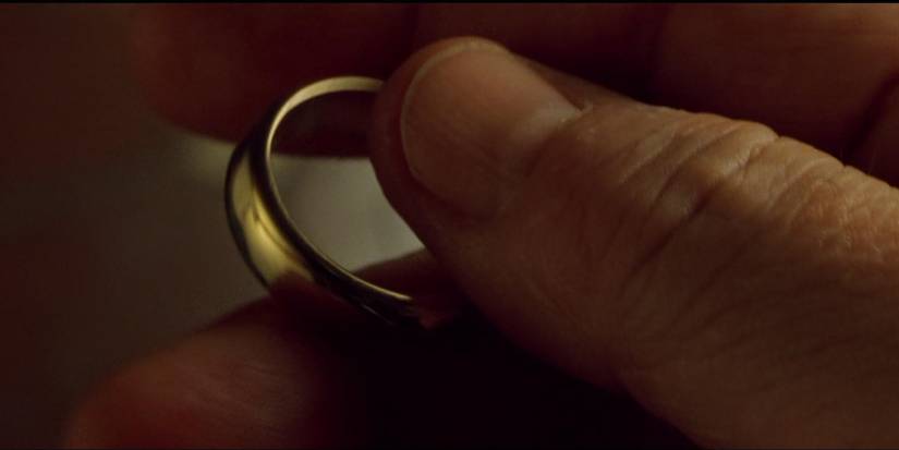 Bilbo with the ring