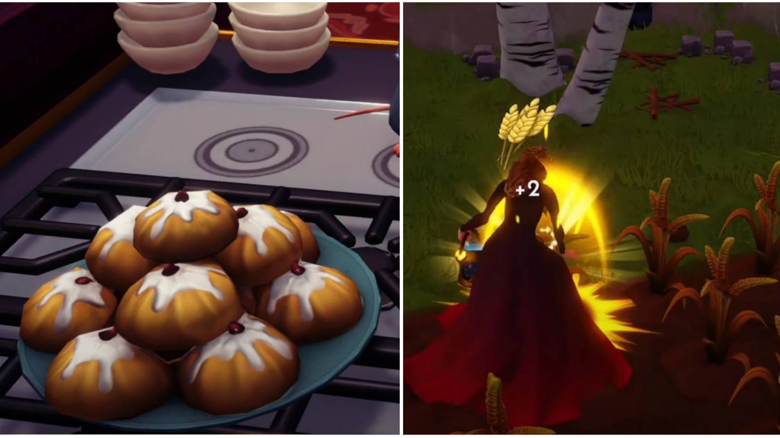 biscuits presentation, farming wheat