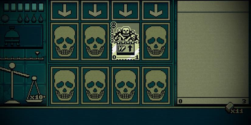 A games screen showing the bone heap