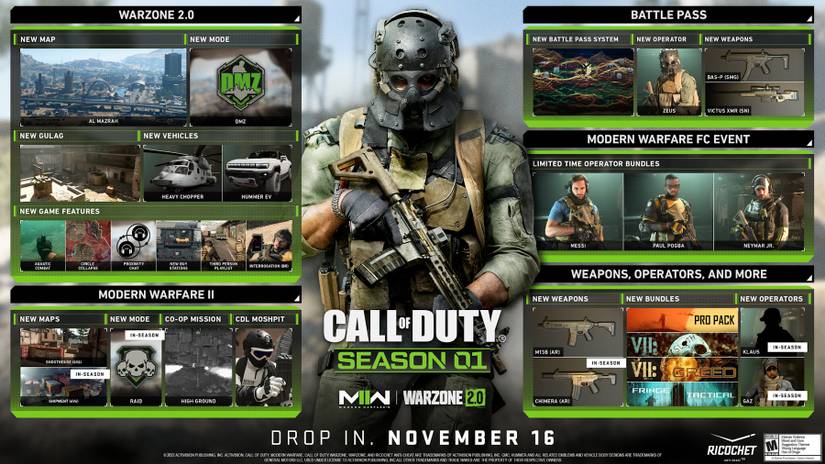 call of duty modern warfare season 1 start