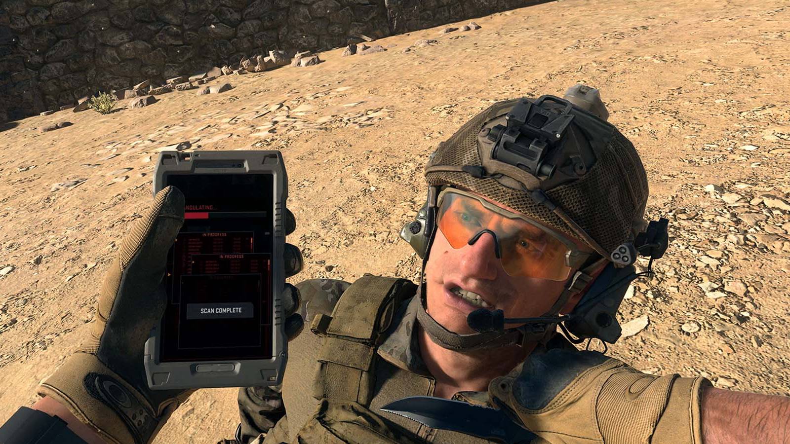 Interrogating a downed enemy in Call of Duty Warzone 2.0