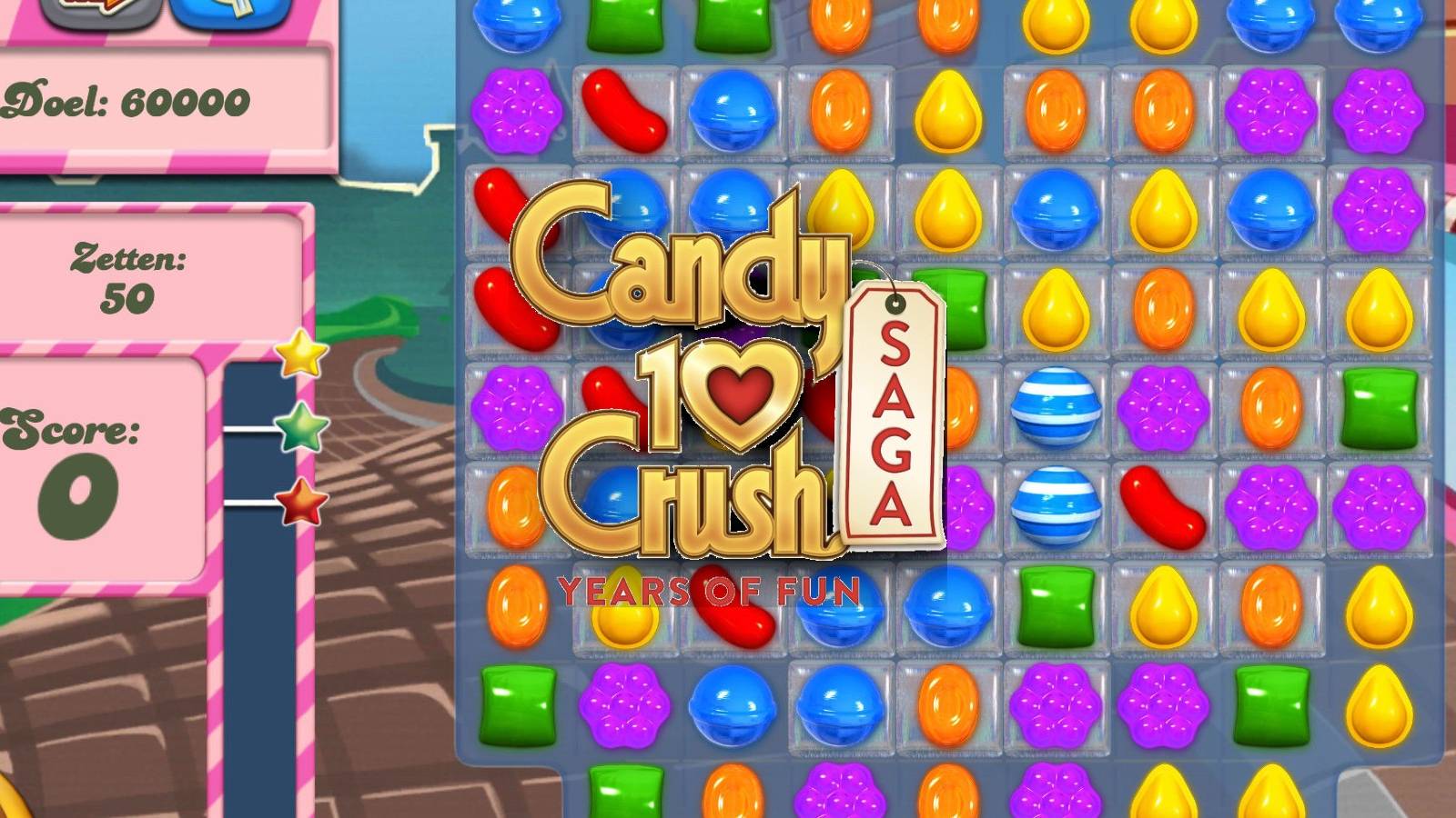 candy crush saga mobile game 10 years old