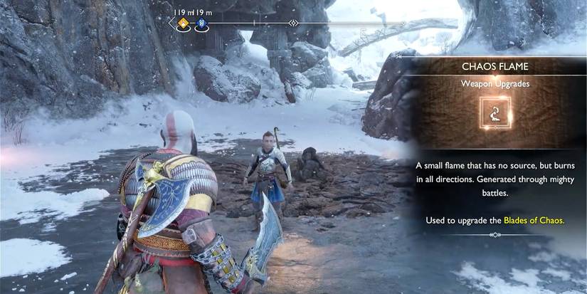 chaos flame in god of war ragnarok