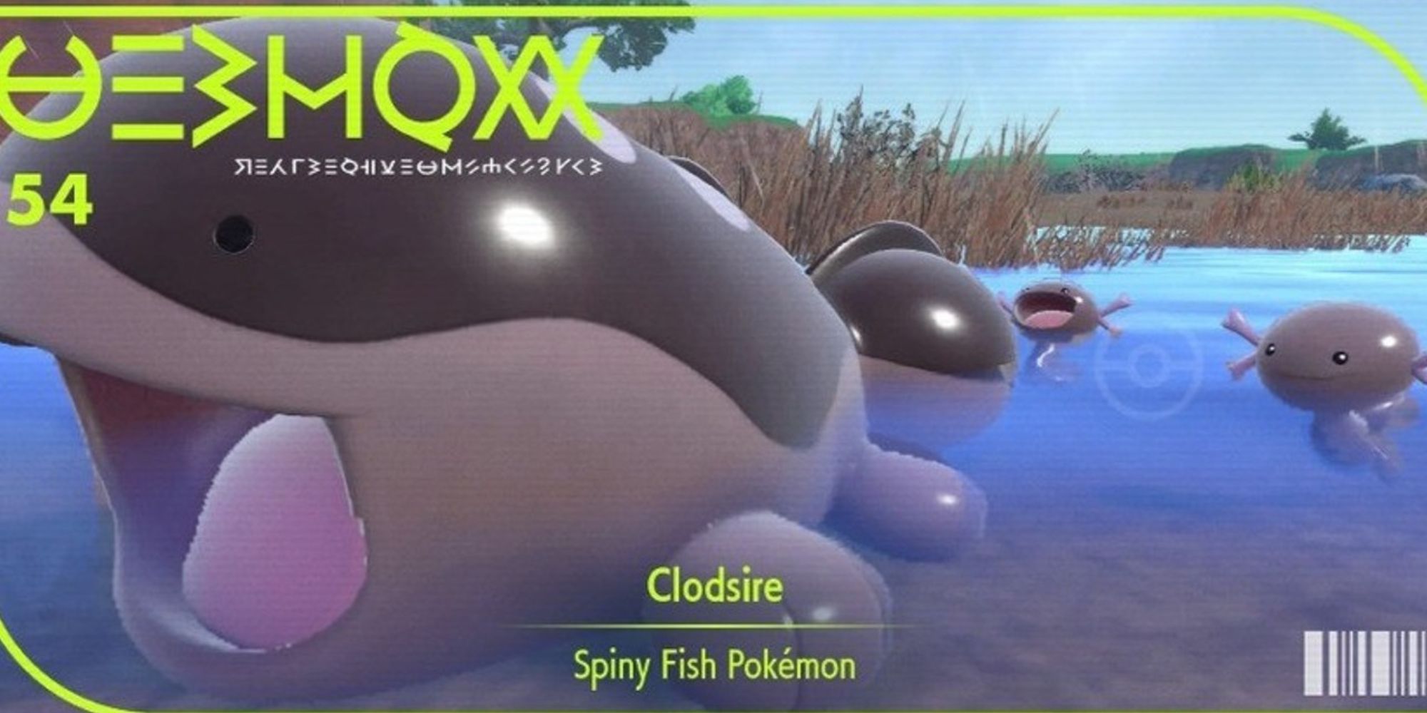 The pokedex cover for Clodsire in Pokemon Scarlet and Violet