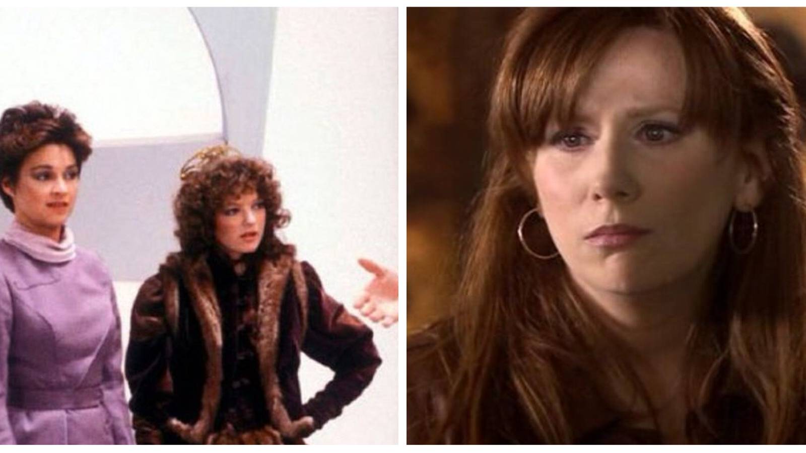 left: Nyssa and Tegan; right: Donna