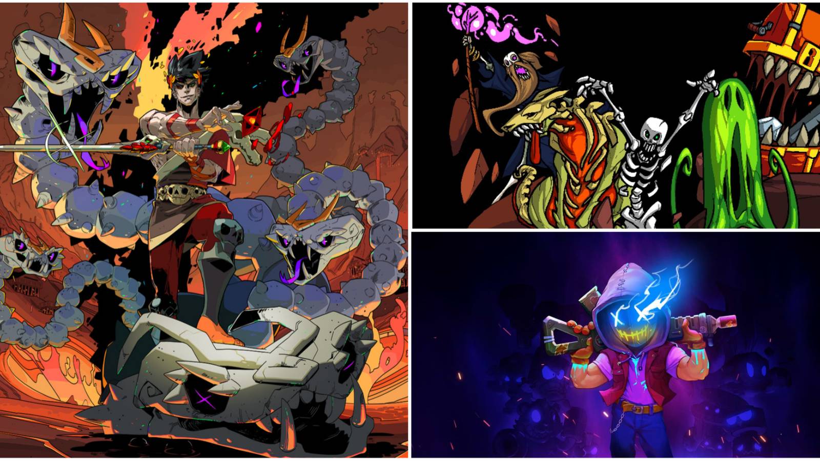 Hades, Neon Abyss, Crypt of the Necrodancer