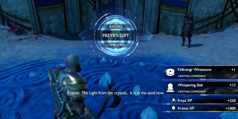 completing freyr gift favor in god of war raganarok