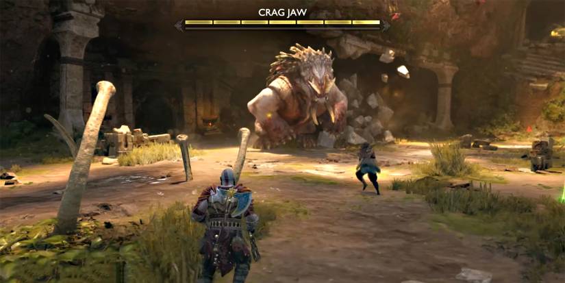 crag jaw boss in god of war ragnarok