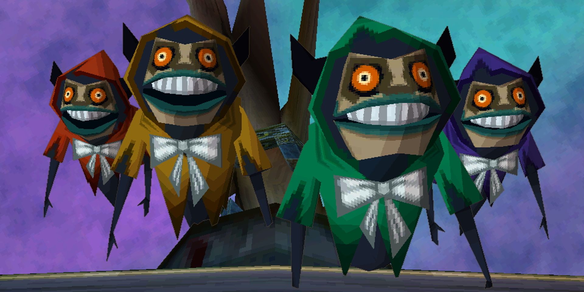 A picture of the Cubus sisters, a boss enemy from Phantom Hourglass