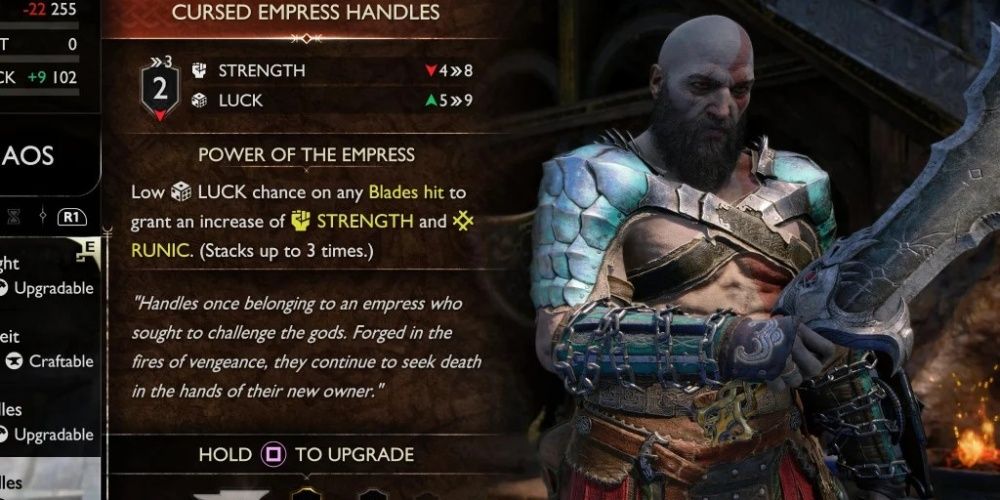 cursed empress handles in god of war ragnarok