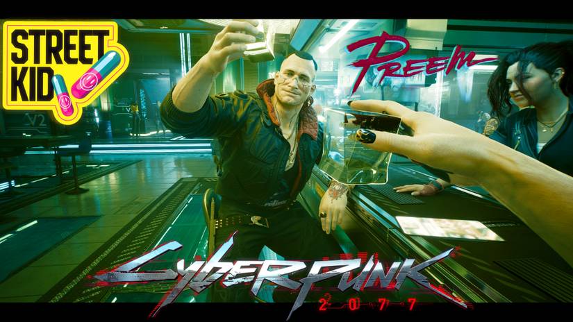 A wholesome drink shared with Jackie Welles at the Afterlife