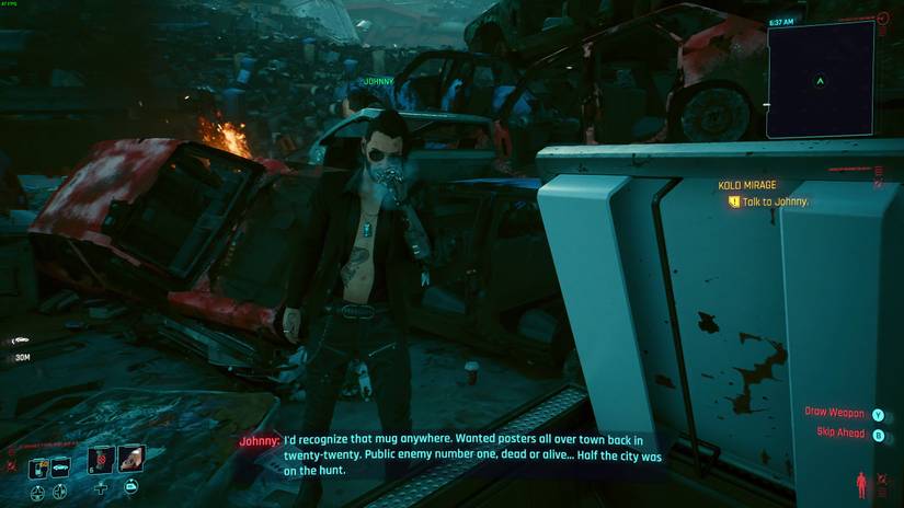 Making a chilling discovery with Johnny