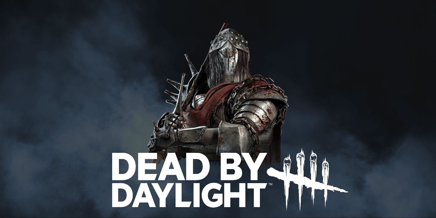 dead by daylight logo sadako the knight fog background