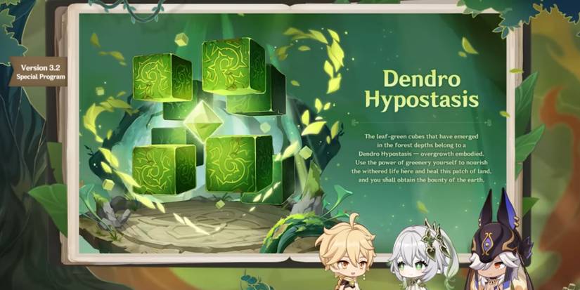 dendro hypostasis in genshin impact