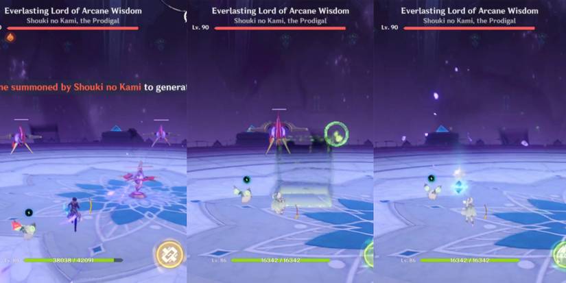 destroy the nirvana engines in genshin impact