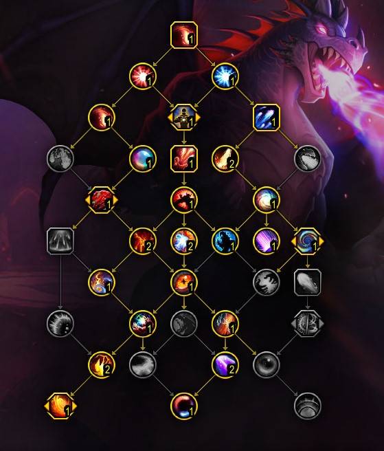 Devastation Evoker talent build for Dragonflight