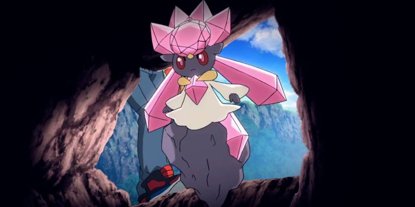 Diancie in Pokemon anime