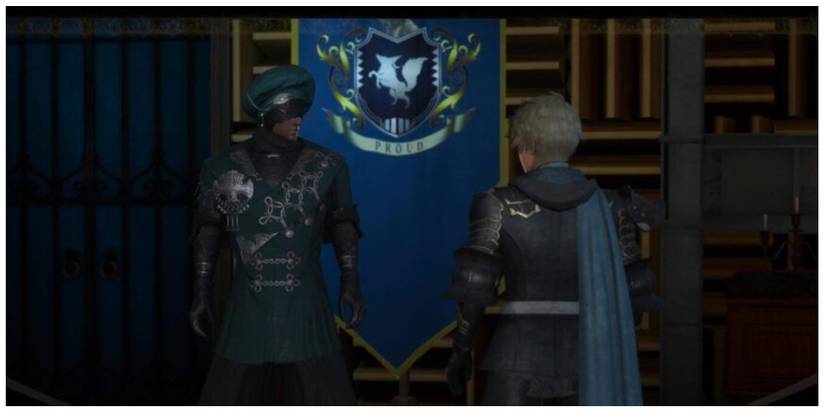 Chappleman talking to Andrias in The DioField Chronicle