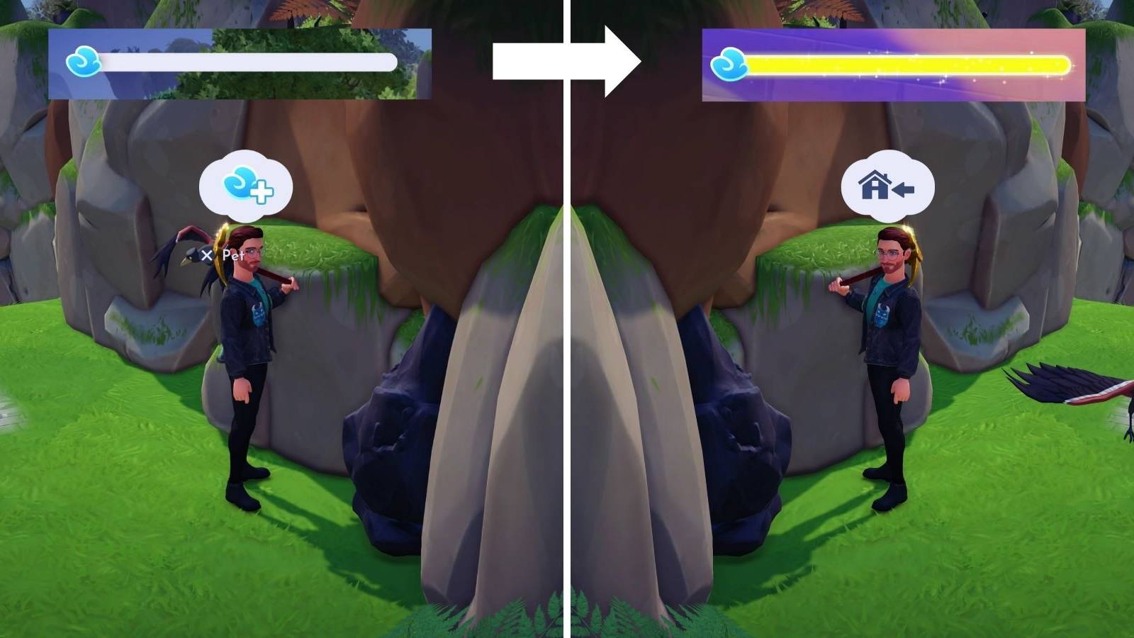 disney dreamlight valley out of energy golden energy bar