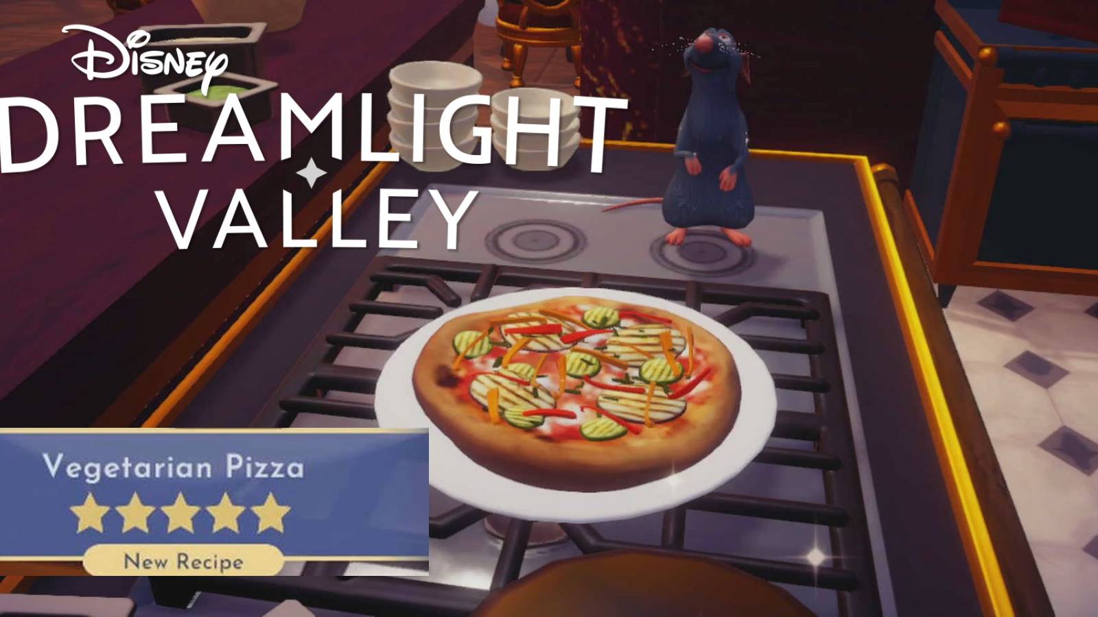 disney dreamlight valley vegetarian pizza