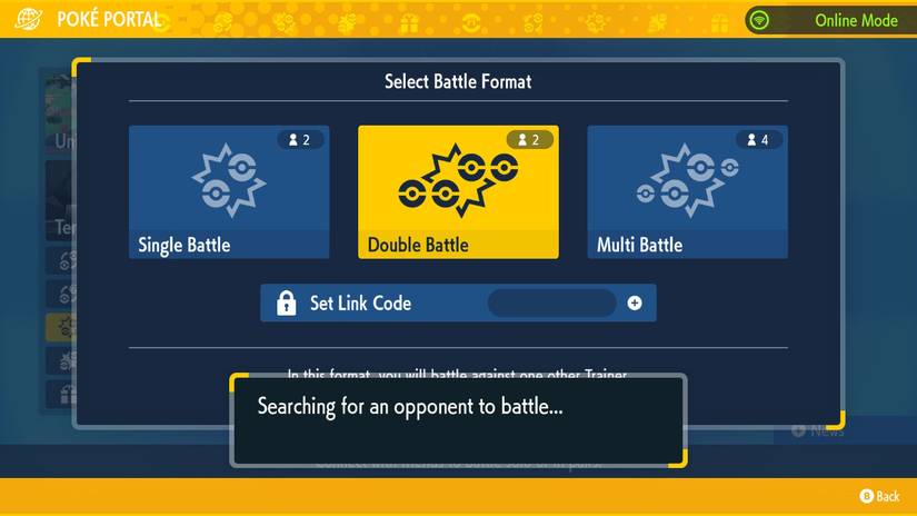 double battle screen pokemon scarlet violet online