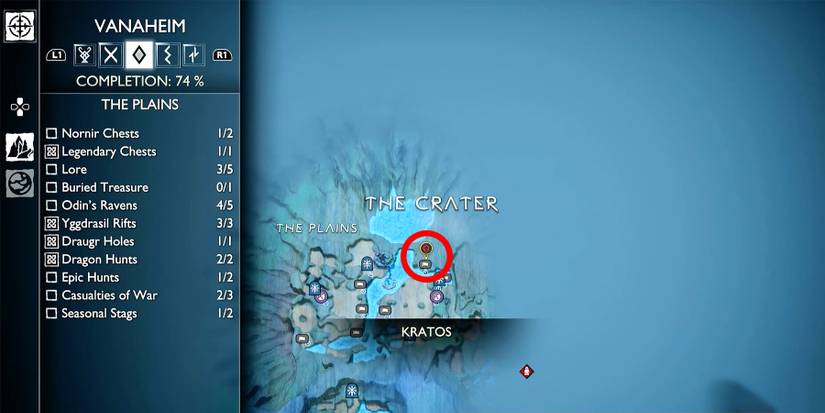 draugr hole location in vanaheim in god of war ragnarok
