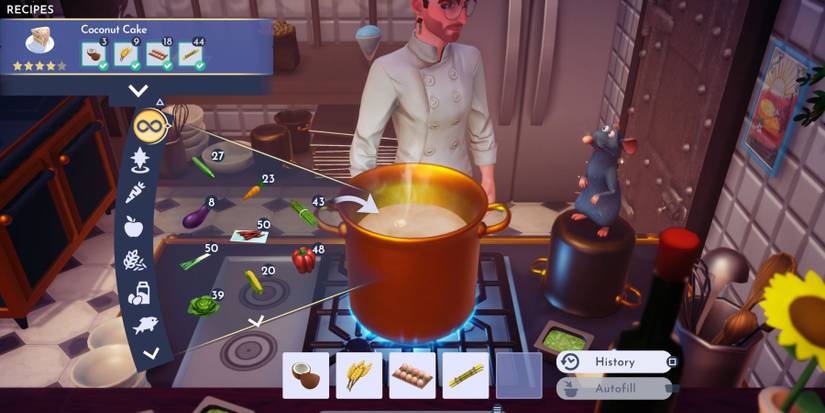 dreamlight valley coconut cake recipe