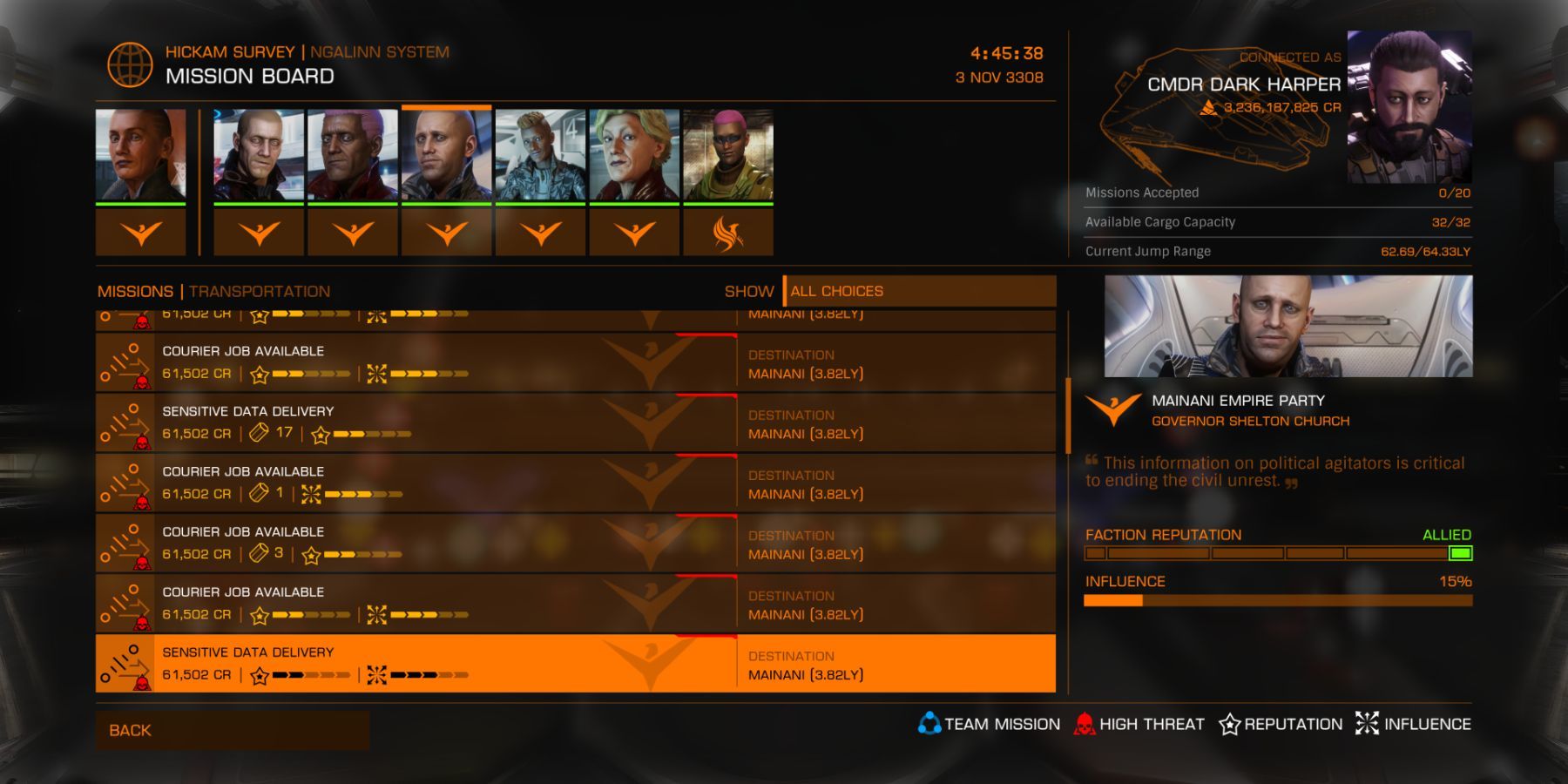 Elite Dangerous: How to Farm Empire Rank