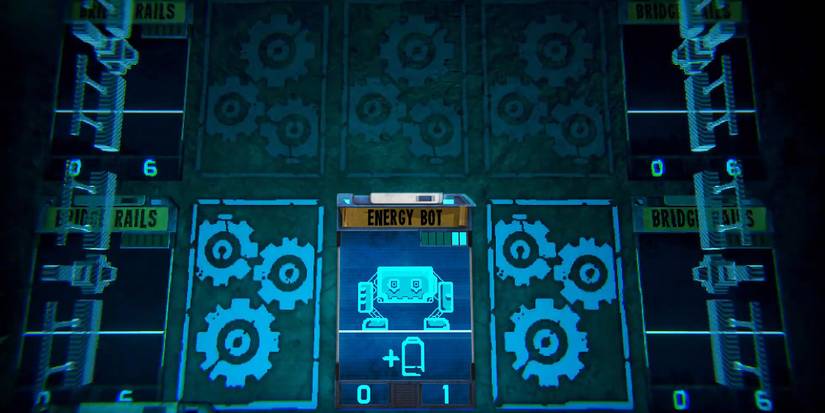 The card Energy Bot from the video game Inscryption.