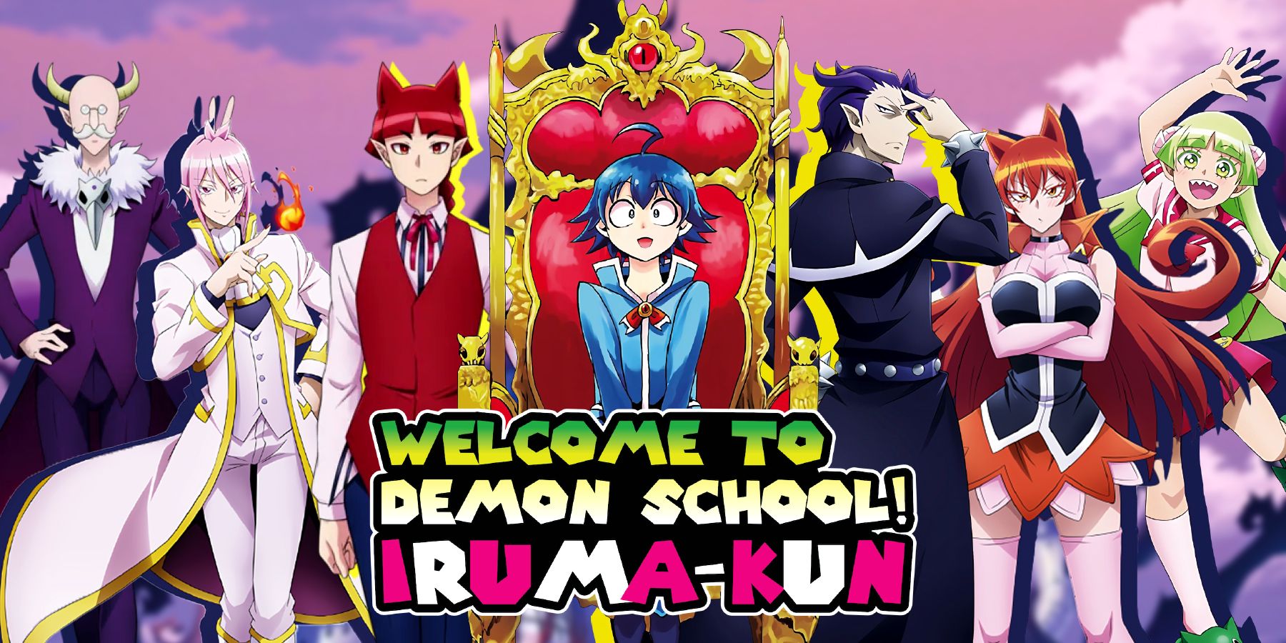 every main characters' ages, heights, And birthdays in welcome to demon school iruma kun
