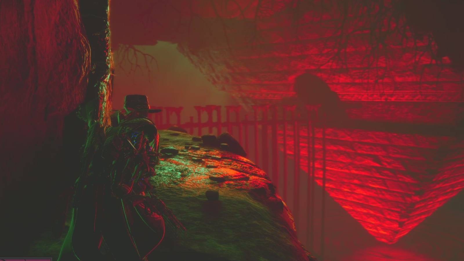 A spooky inverted pyramid