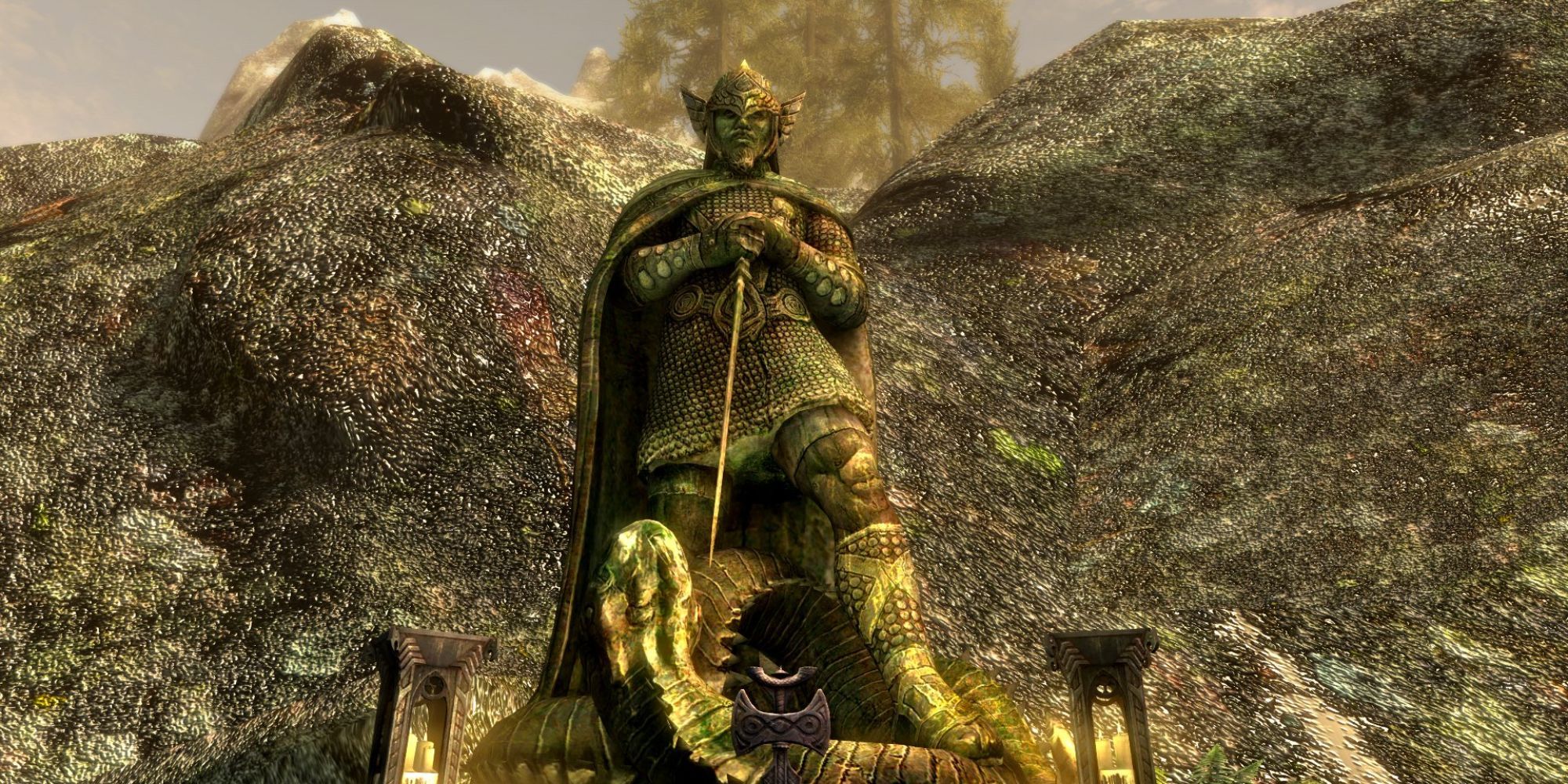 Talos shrine in Skyrim