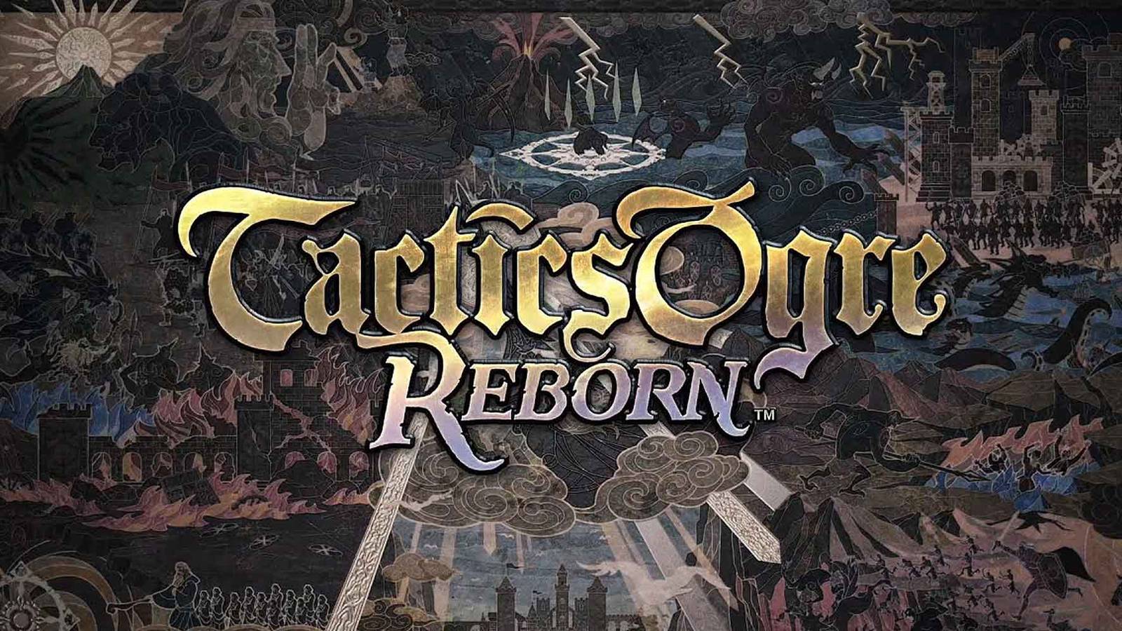 The title screen image for Tactics Ogre Reborn