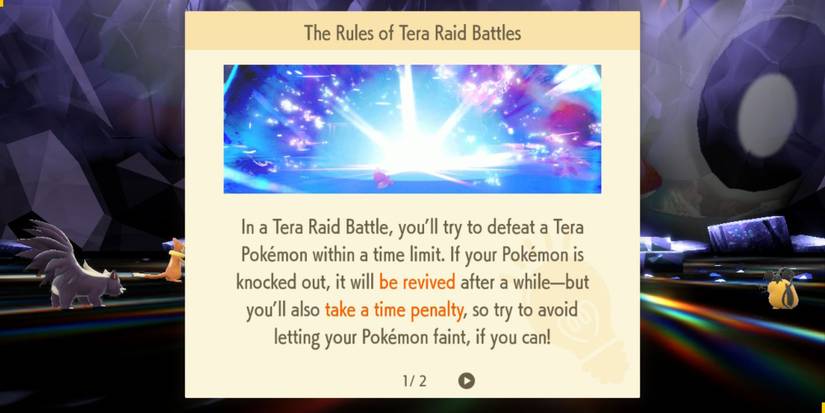 A Tera Raid battle in Pokemon Scarlet & Violet