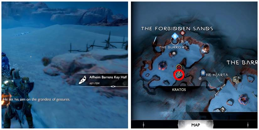 finding the second alfheim key in god of war raganarok