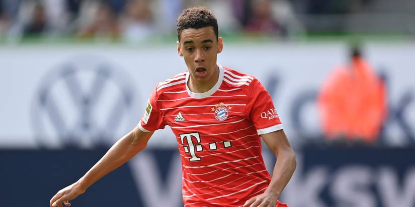 Jamal Musiala Playing For Bayern Munich
